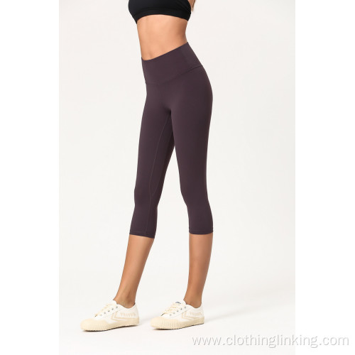 3/4 Length High Waist Yoga Pants